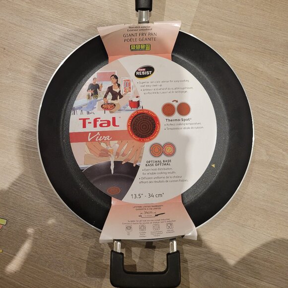 T-FAL Viva Giant Frying Pan 13.5" (Non-stick) -- BRAND NEW - Picture 3 of 5